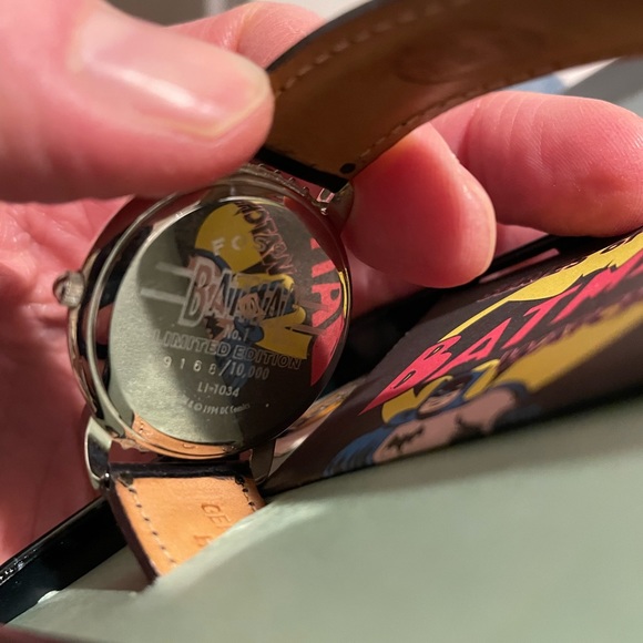 Batman™️ Vintage 1994 Limited Edition Fossil collectors watch. No.1 in series. - Picture 5 of 5